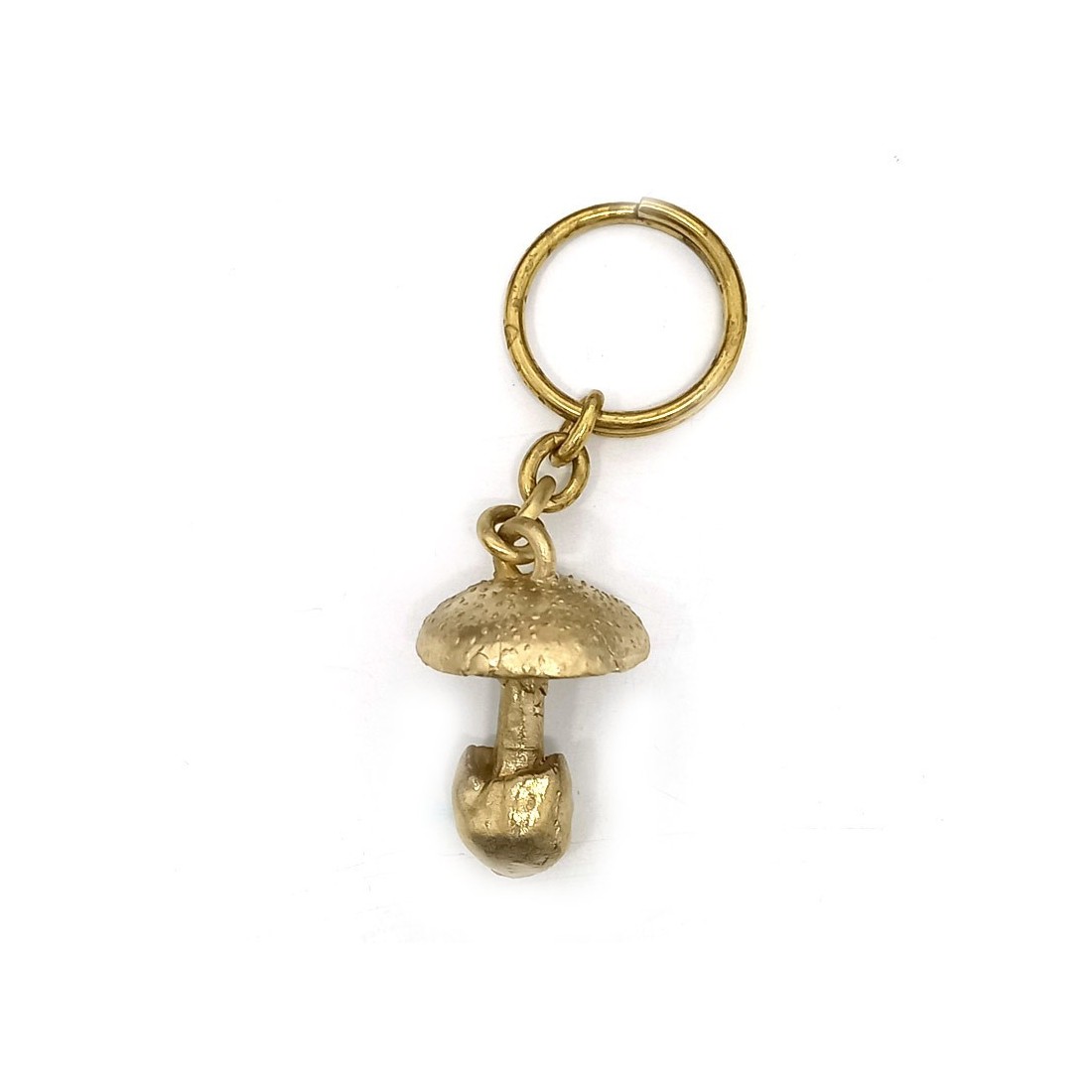 Porte-clés Amanita en Laiton Unique
