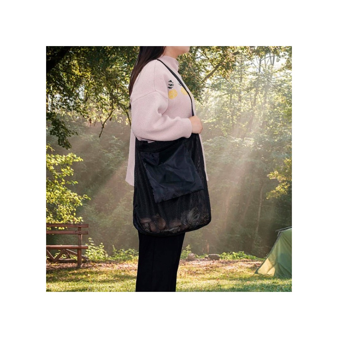 Fungi Mesh Pouch for Mushroom Foraging | Breathable &...