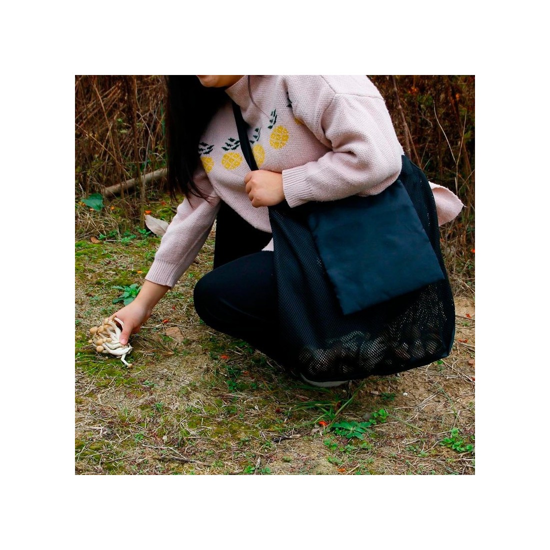 Bandolera Malla para Setas - Micología al Aire Libre