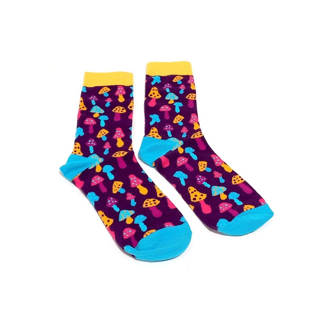 Meias Estampadas Cogumelos 02 - Originalidade e Conforto