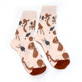 Mushroom printed socks 04