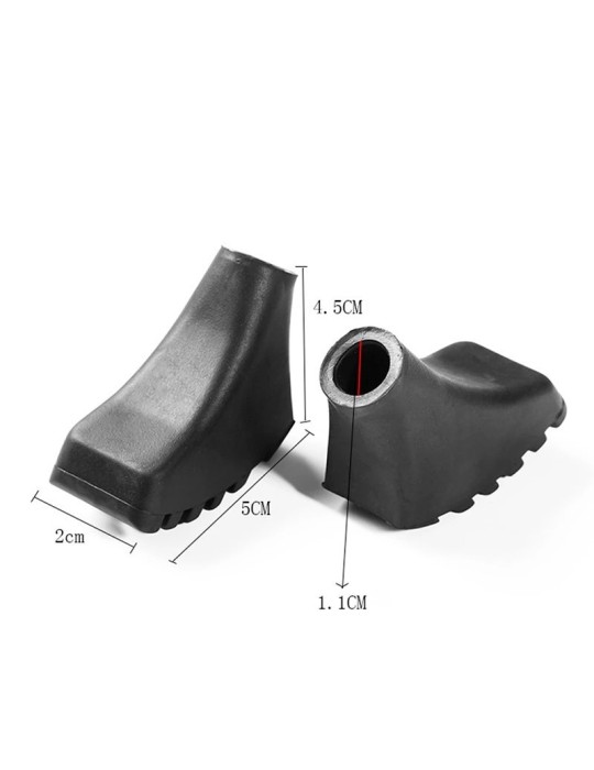 Contera Rubber Trekking Wide Base | Stability and Safety