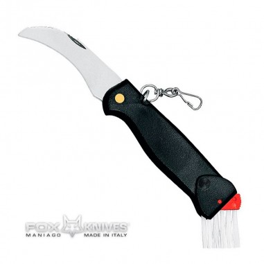 Fox 406 black mushroom knife