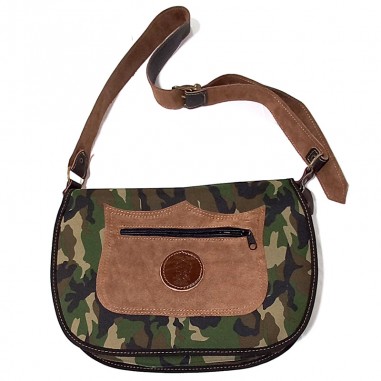 Camouflage canvas truffle backpack
