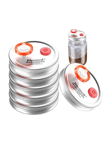 6 Liquid Mushroom Cultivation Caps - Professional...