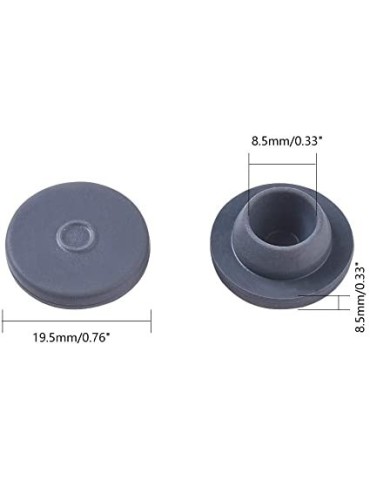 Gummikappen für Fläschchen - 150 Stk. - Pilzzucht & Medizin 2