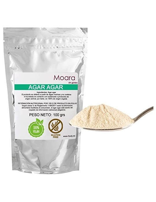 Poudre d'Agar Agar 100g Végane | Texture Parfaite et Naturelle Poudre d'Agar Agar 100g Végane | Texture Parfaite et Naturelle