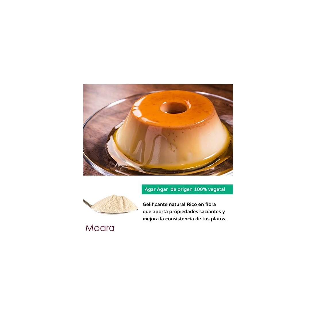 Polvere di Agar Agar 100g Vegano | Texture Perfetta e Naturale
