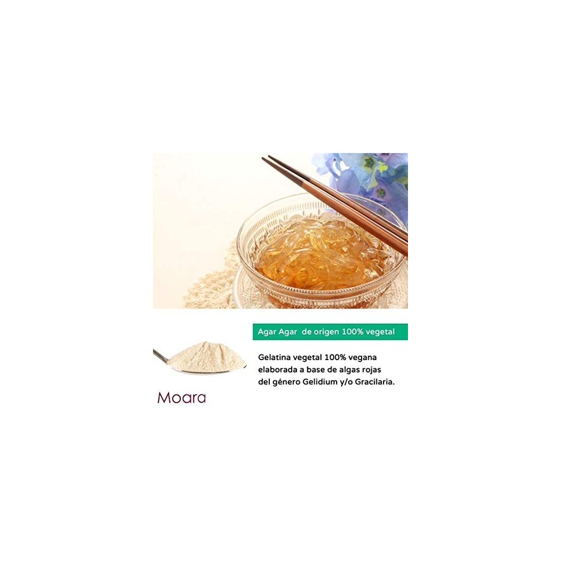 Polvere di Agar Agar 100g Vegano | Texture Perfetta e Naturale