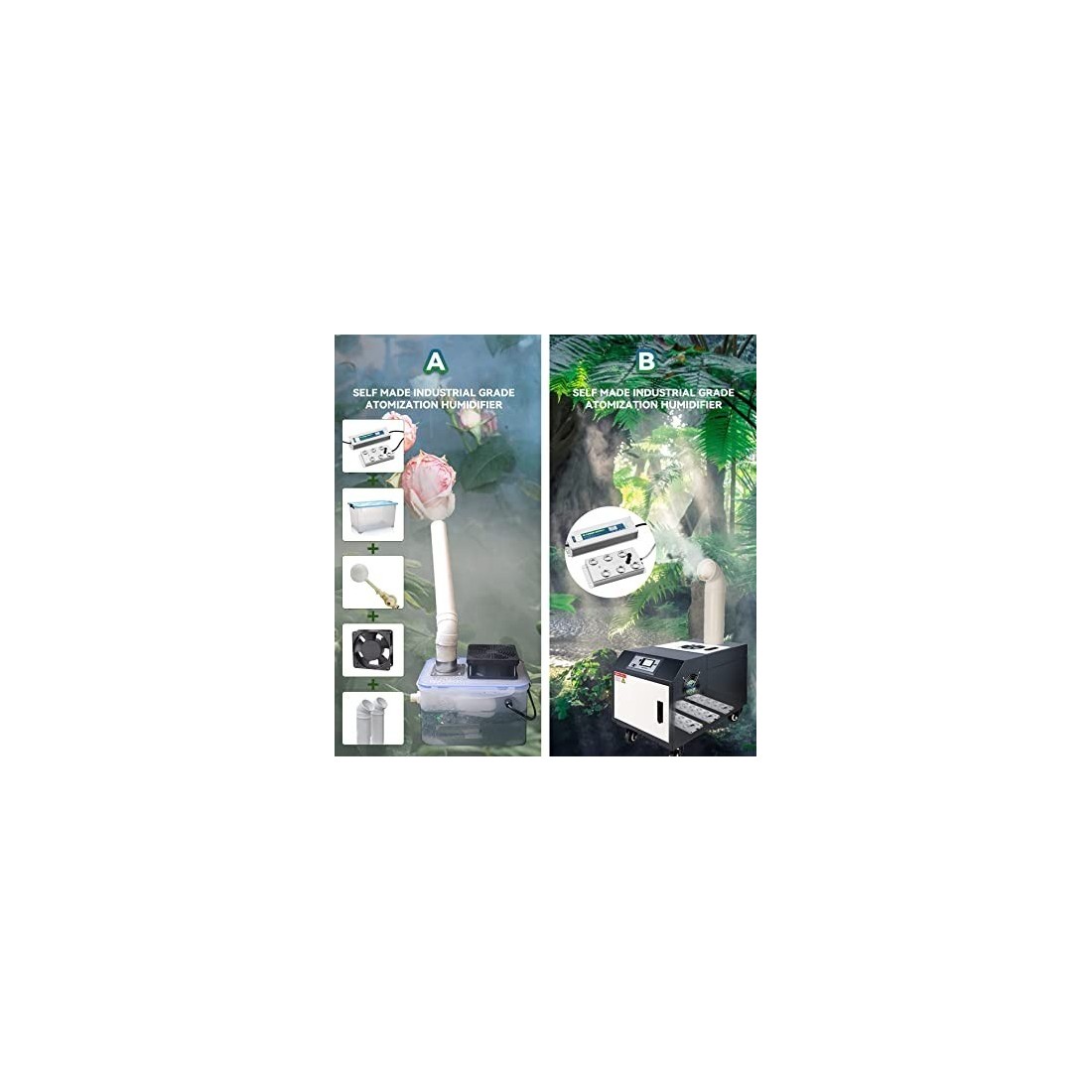 6-Kopf Nebelmaschine – Magische Atmosphäre & Luftreinigung