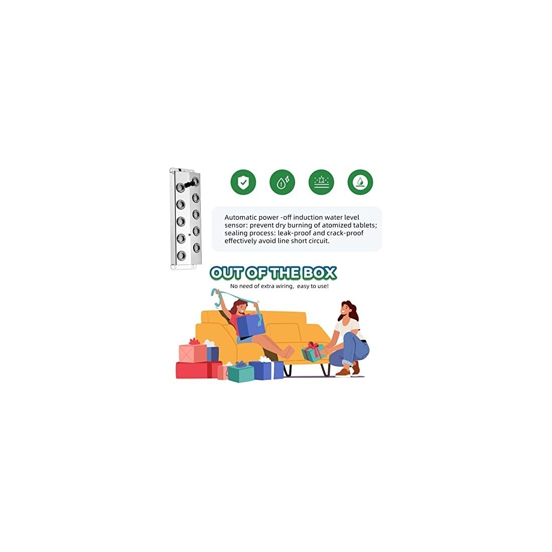 Generador Niebla 10 Cabezas - Tecnología Avanzada