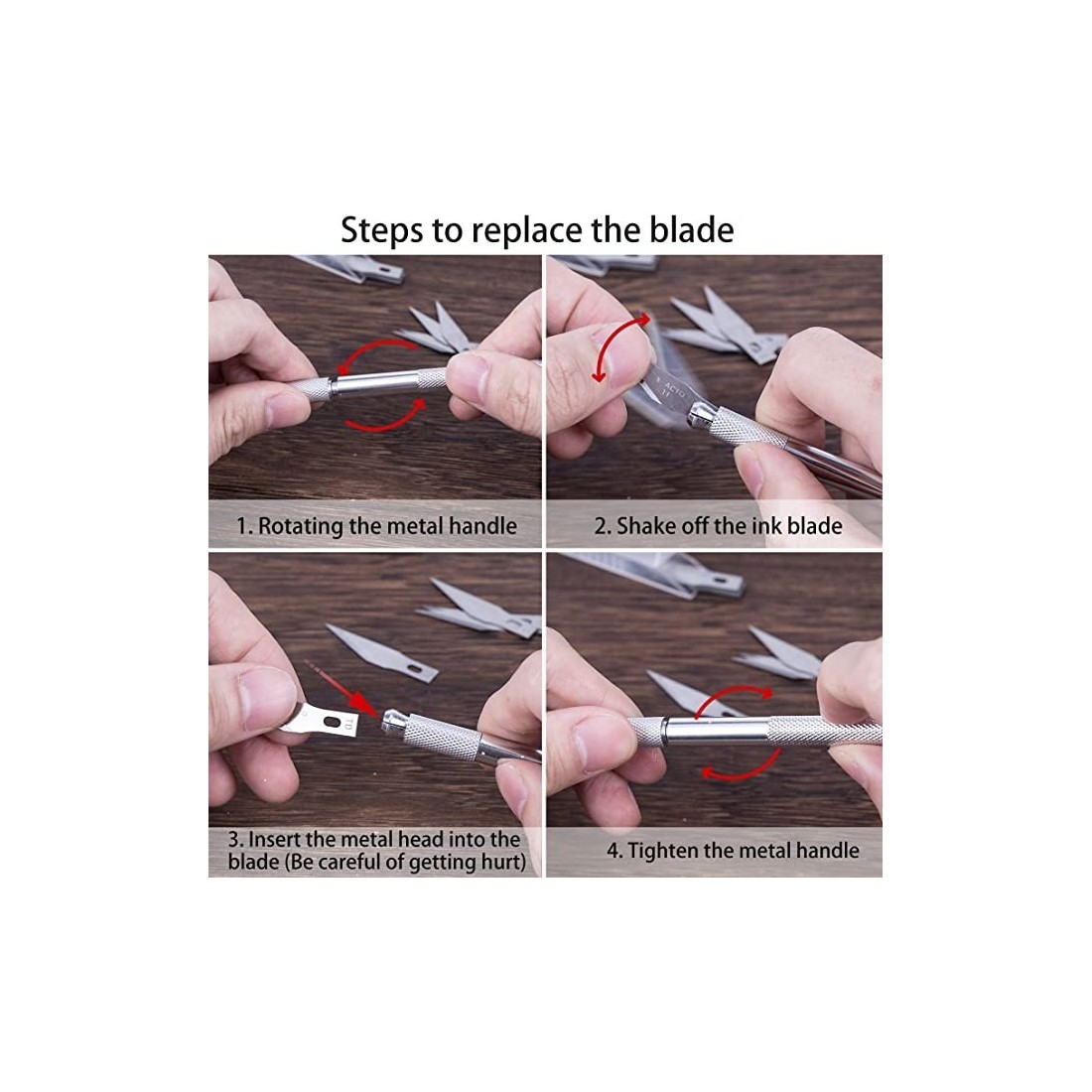 Set di 2 Taglierini Matita SAVITA - Lama Acciaio SK5
