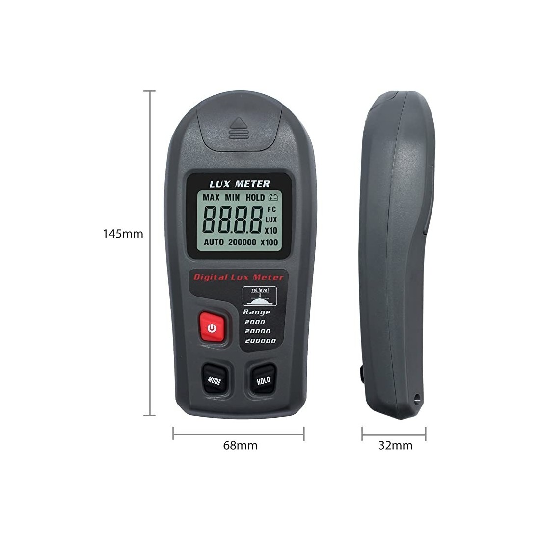 Medidor de Lux LCD Preciso y Portátil