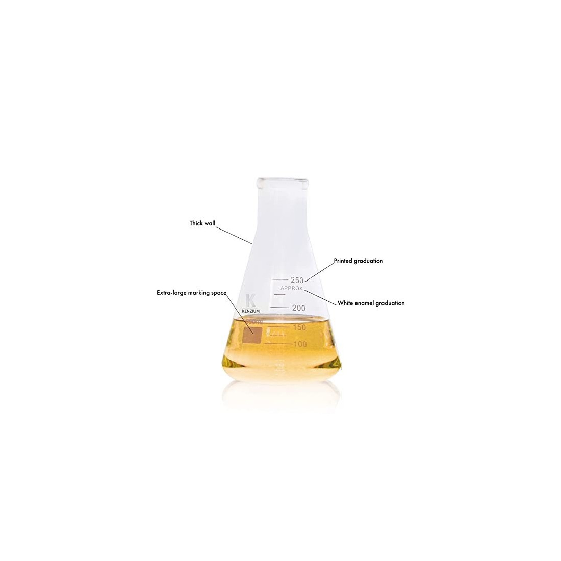 Pack 3 Flacons Verre Borosilicate Précision Durabilité
