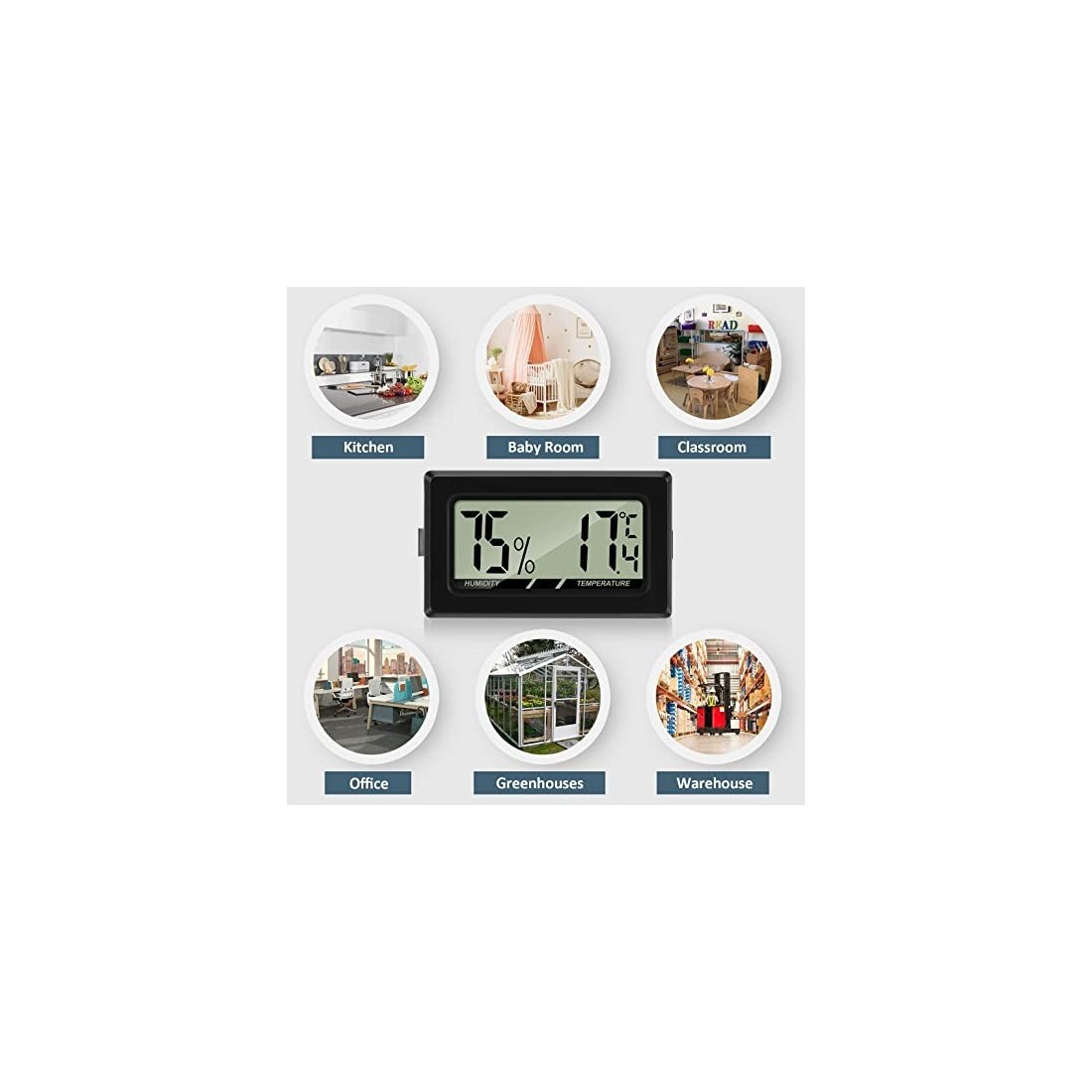 Mini Hygrometer Thermometer – Präzise Messungen für...