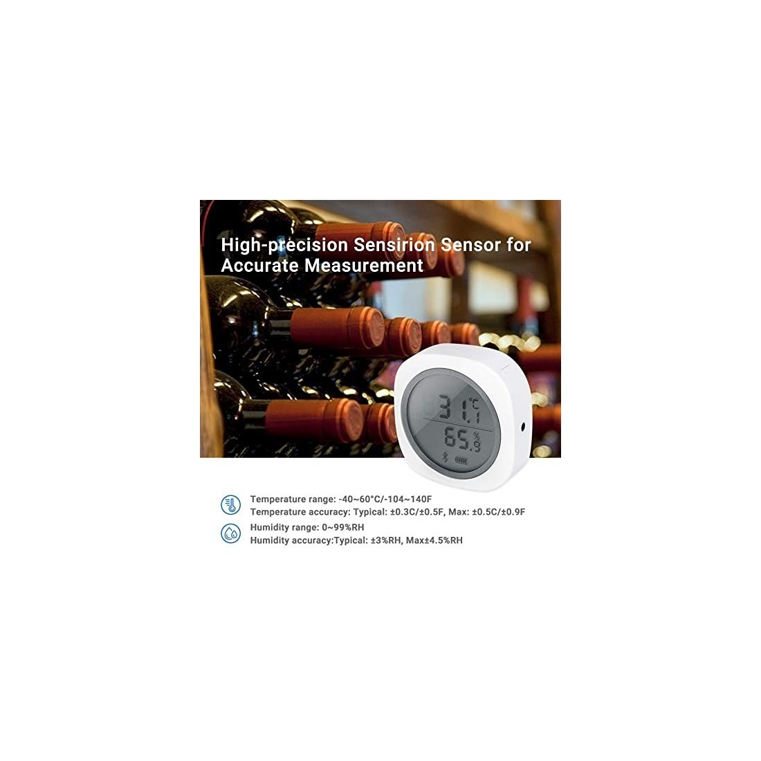 Digital Temp & Humidity Logger - Real-Time Monitoring &...