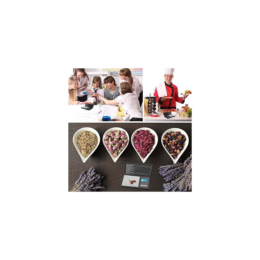 High-Precision Digital Scale | 0.1g Accuracy & Backlit...