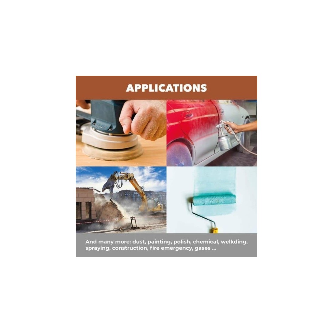 Masque Anti-Poussière RSM - Protection & Confort Maximal