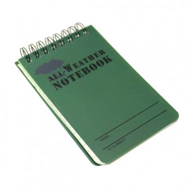 Water proof notebook