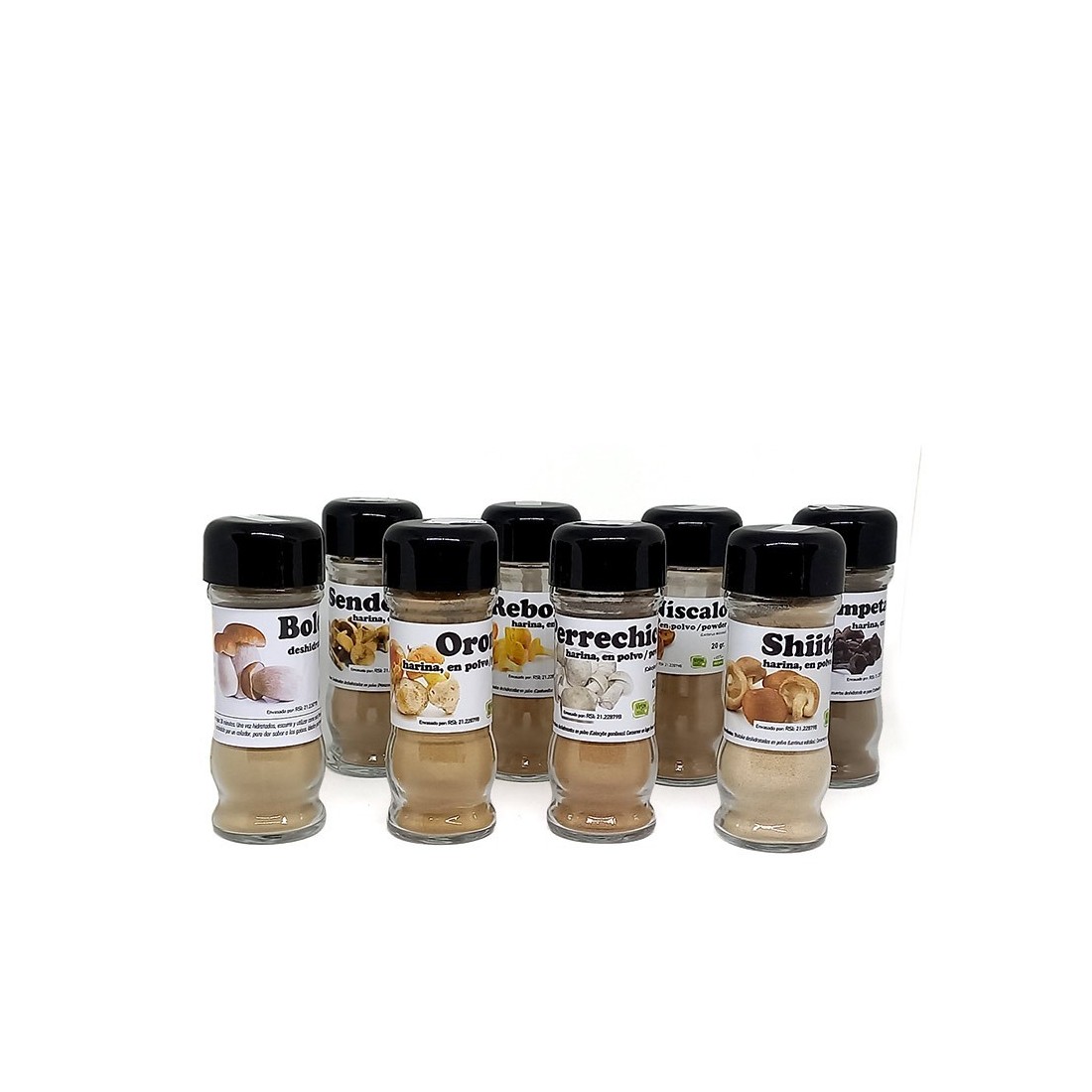 Pack Degustação Cogumelos Em Pó x8 | Sabores Gourmet