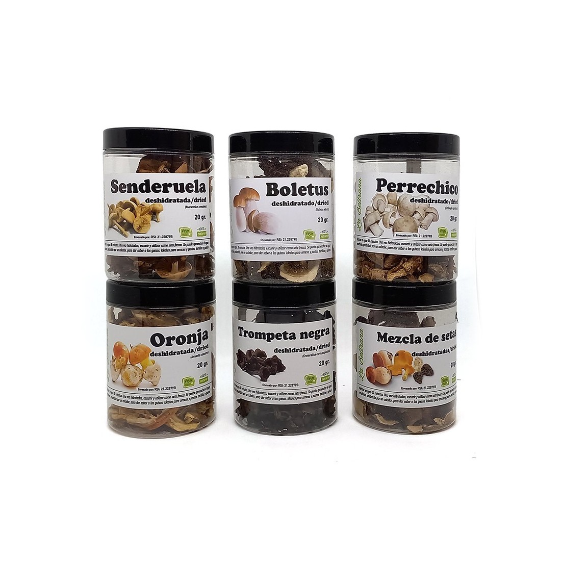 Getrocknete Champignons – Premium-Pilzpack