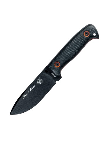 Couteau Blackbear Noir Artisanal | Précision & Durabilité