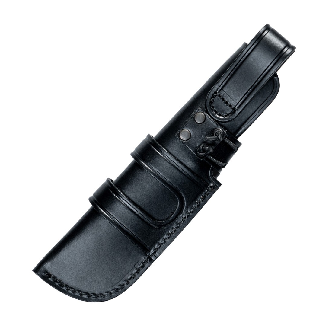 Blackbear Grey Knife with Leather Sheath - Elegance &...