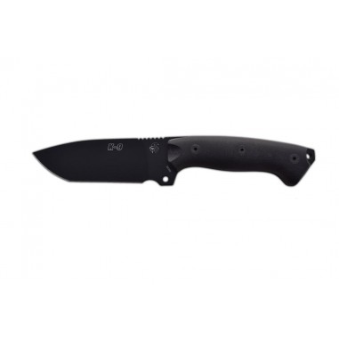 Knife K-9 G10 Black Lacquered Kydex...