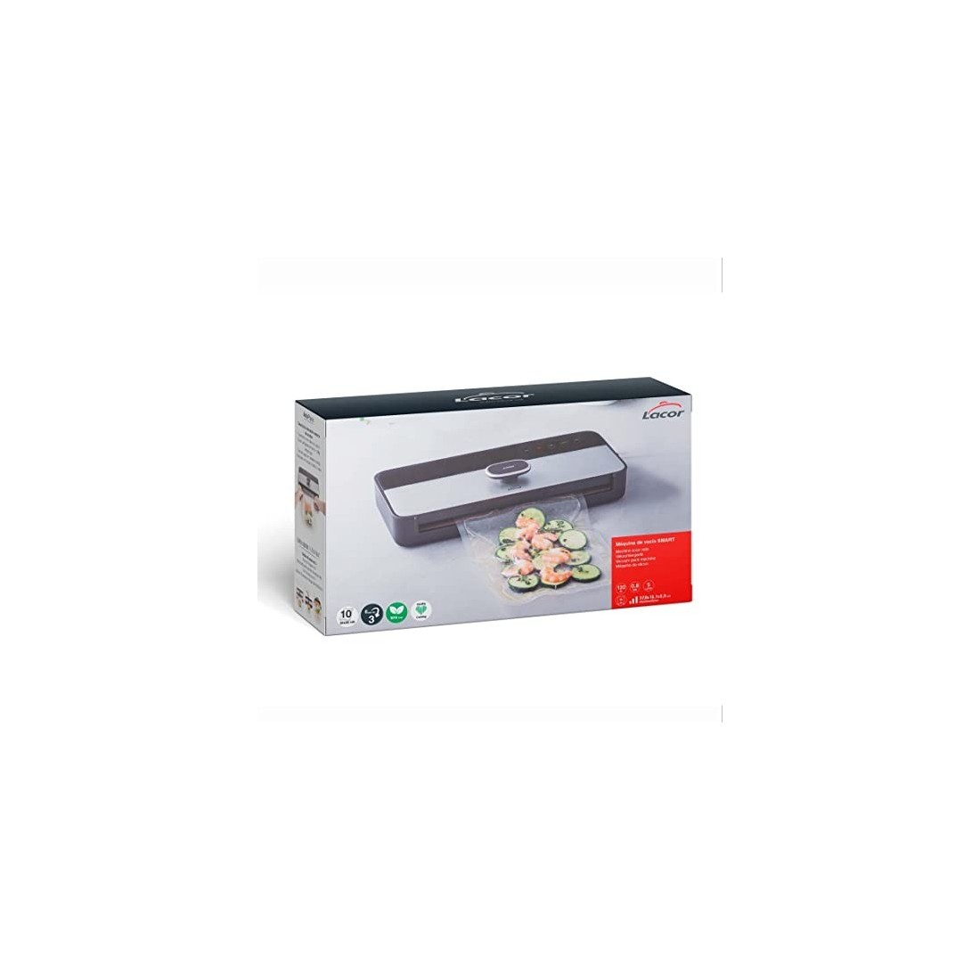Embaseuse au Vide Lacor Smart - Conservez Aliments Frais...