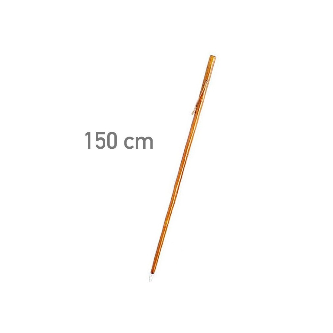 Dark brown cane with spike 150 cm Dark brown cane with spike 150 cm