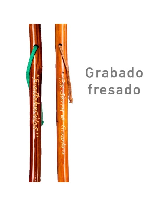 Bengala de Carvalho Natural Claro Personalizada