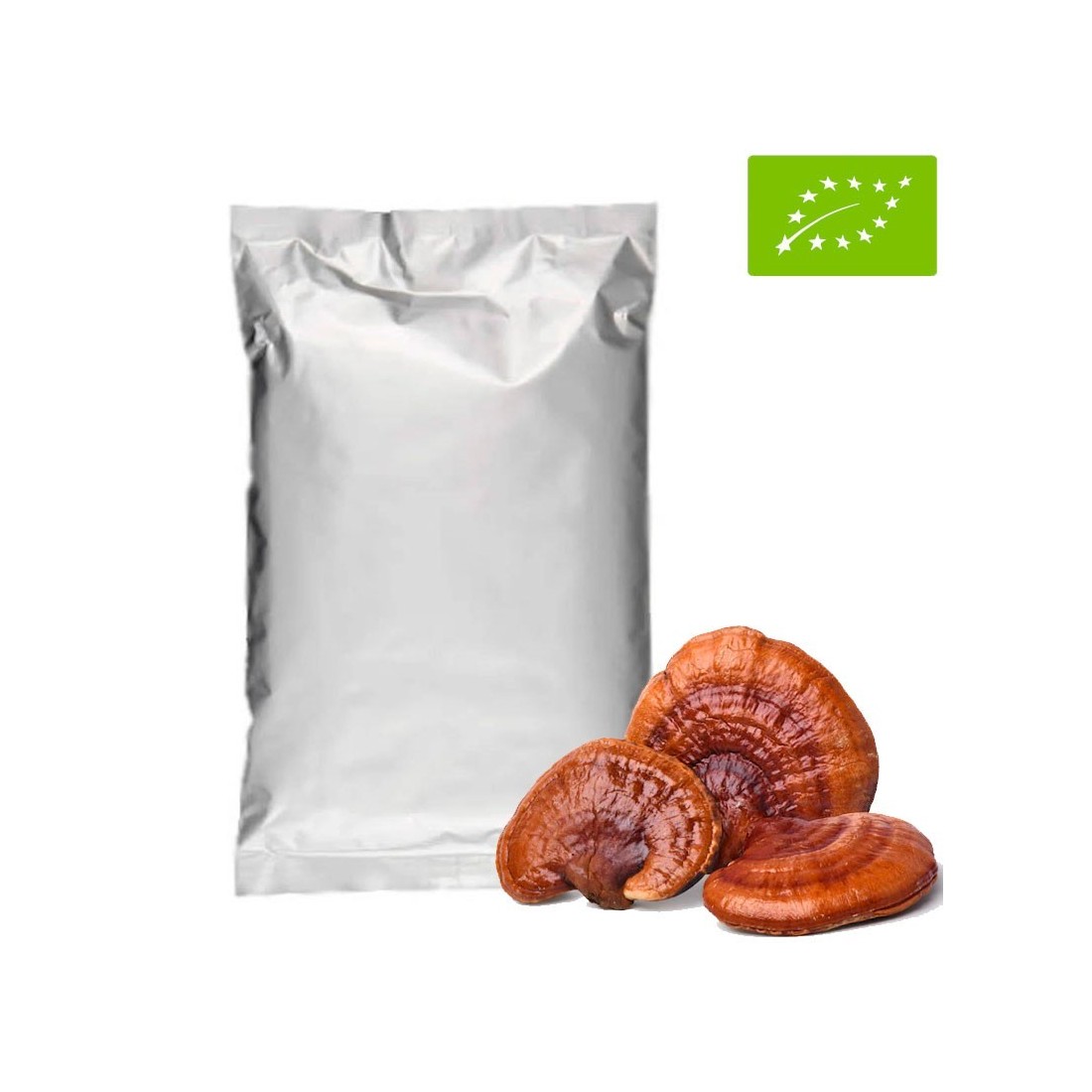 Bio Reishi Pulver 1kg - Organisches Natürliches Supplement Bio Reishi Pulver 1kg - Organisches Natürliches Supplement