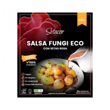 Salsa ai funghi rosa biologici