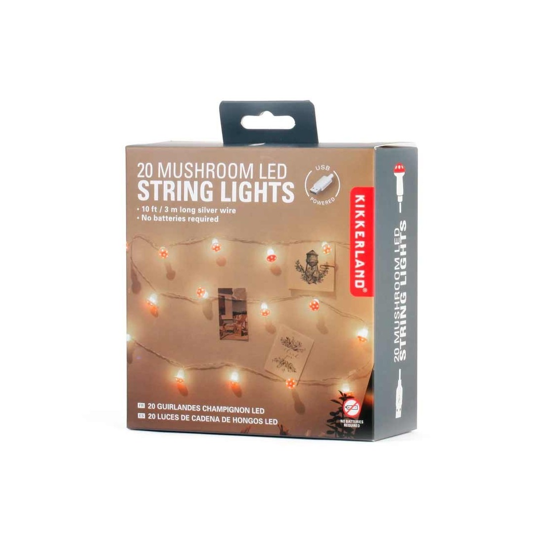 USB LED Mushroom Lights - Set of 20 Magical Units