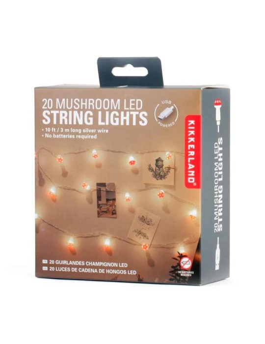 USB LED Mushroom Lights - Set of 20 Magical Units