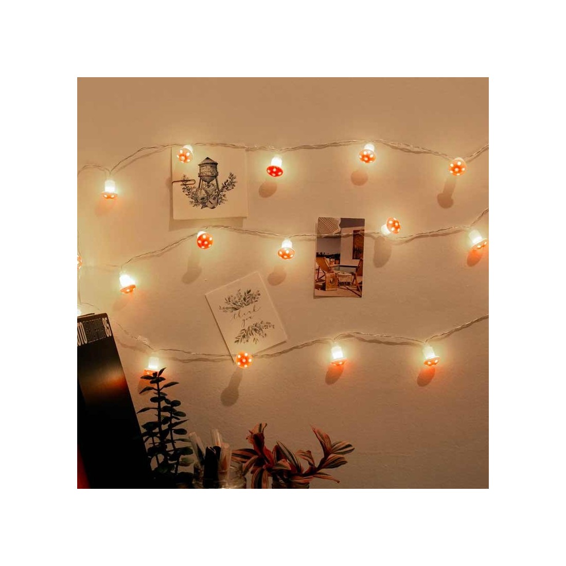 LED Pilzlichter USB Set - 20 Magische Stück