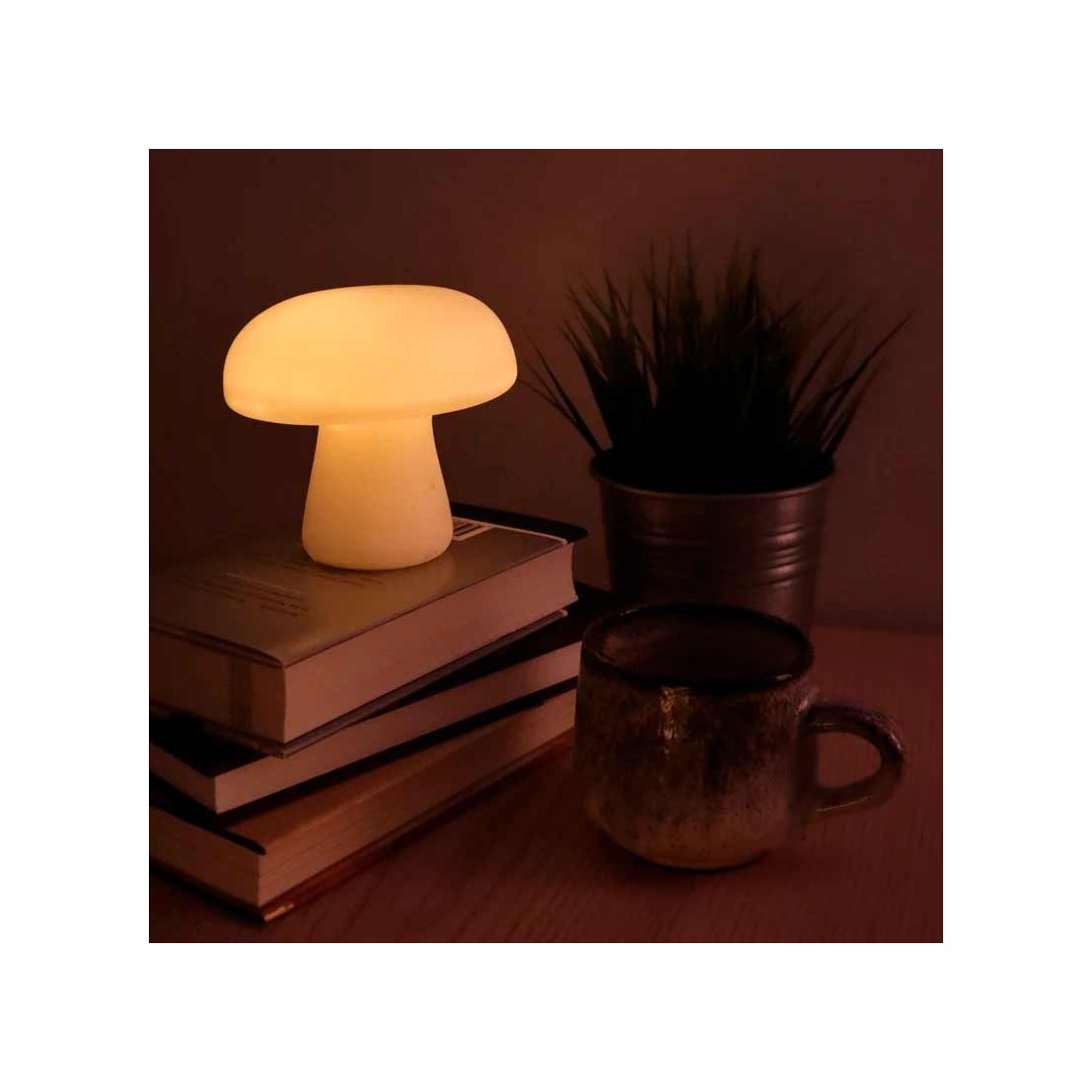 Große Pilzlampe | Stil und Wärme für Ihr Zuhause