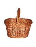Cesta de mimbre Lutescens | altura 43cm y refuerzo superior
