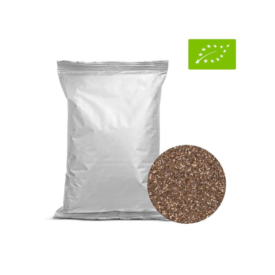 Semi di Chia Nera Biologici 1kg - Superfood Energetico Semi di Chia Nera Biologici 1kg - Superfood Energetico