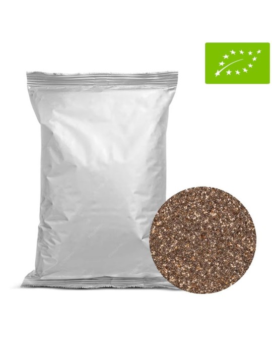 Semi di Chia Nera Biologici 1kg - Superfood Energetico Semi di Chia Nera Biologici 1kg - Superfood Energetico