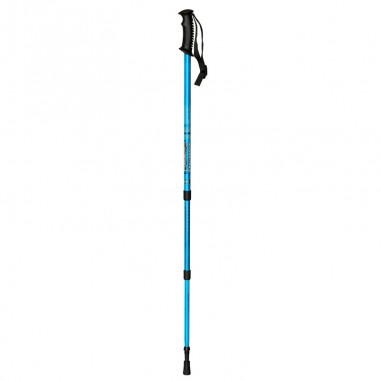 Baston trekking ALUMINIO plegable azul