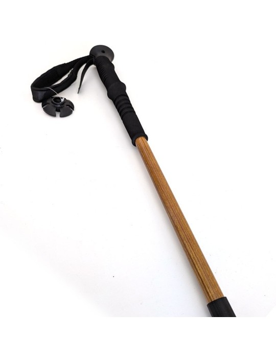 Foldable Aluminum & Wood Walking Stick - Lightweight &...