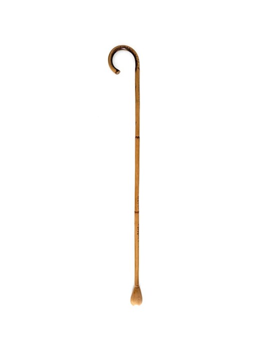 Canne de roseau avec pommeau en bois - Tradition & Sécurité Canne de roseau avec pommeau en bois - Tradition & Sécurité