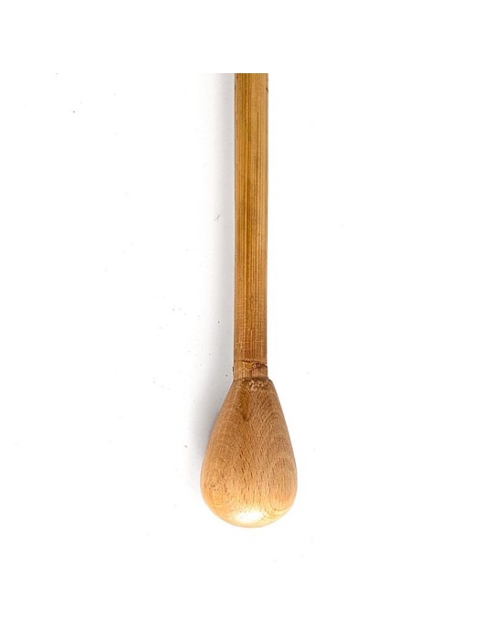 Canne de roseau avec pommeau en bois - Tradition & Sécurité