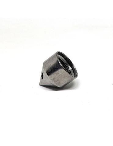 Schwarze Stahlspitze für Gehstock | Eleganz und Sicherheit