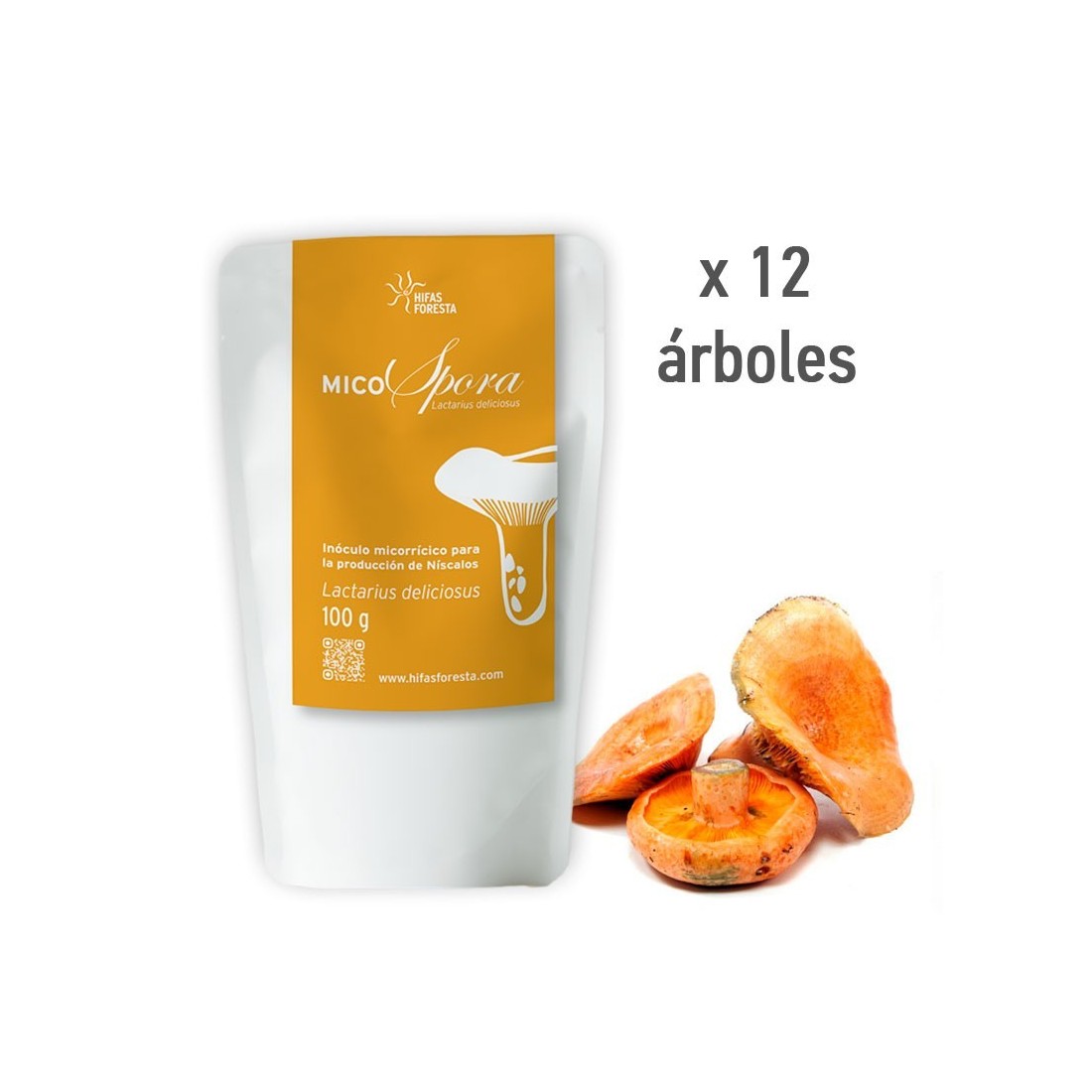 MicoSpora Níscalo - Inóculo Micorrícico Lactarius Deliciosus