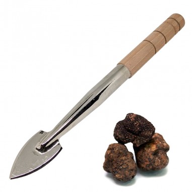 Steel truffle blade with two sharpenings