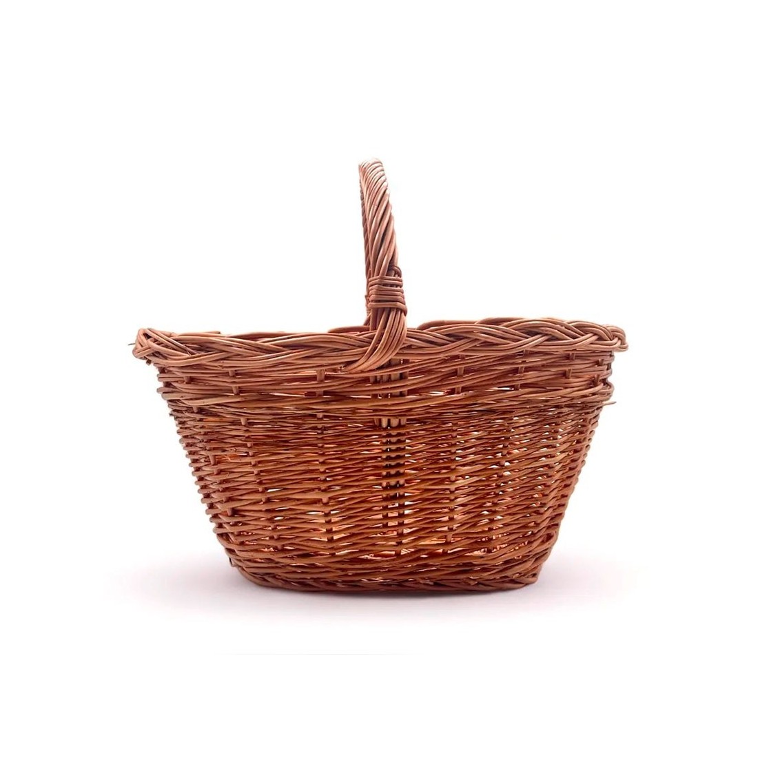 Panier Ovale Tressé en Osier | Élégant & Polyvalent