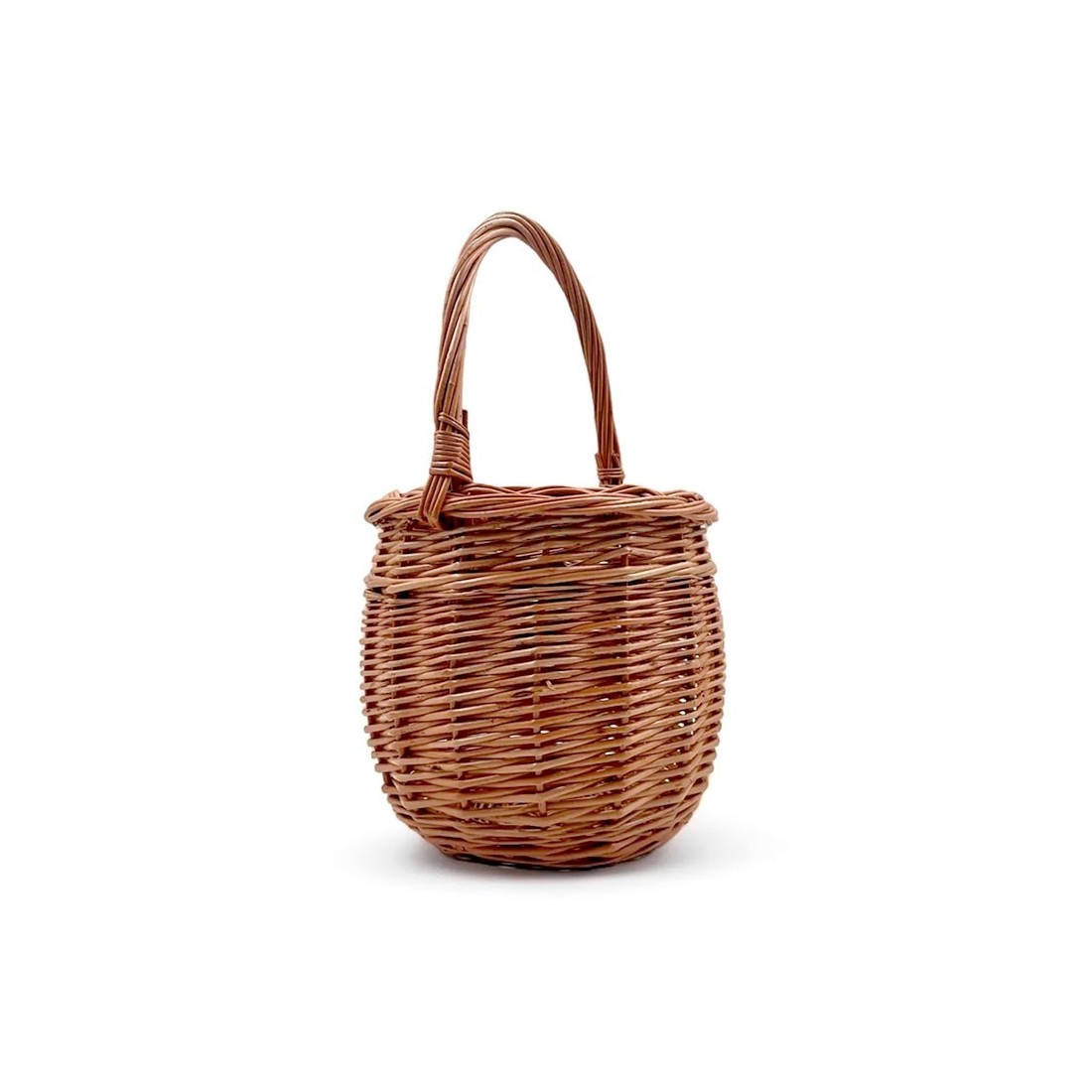 Ceste Œufière Ronde Artisanale en Rotin