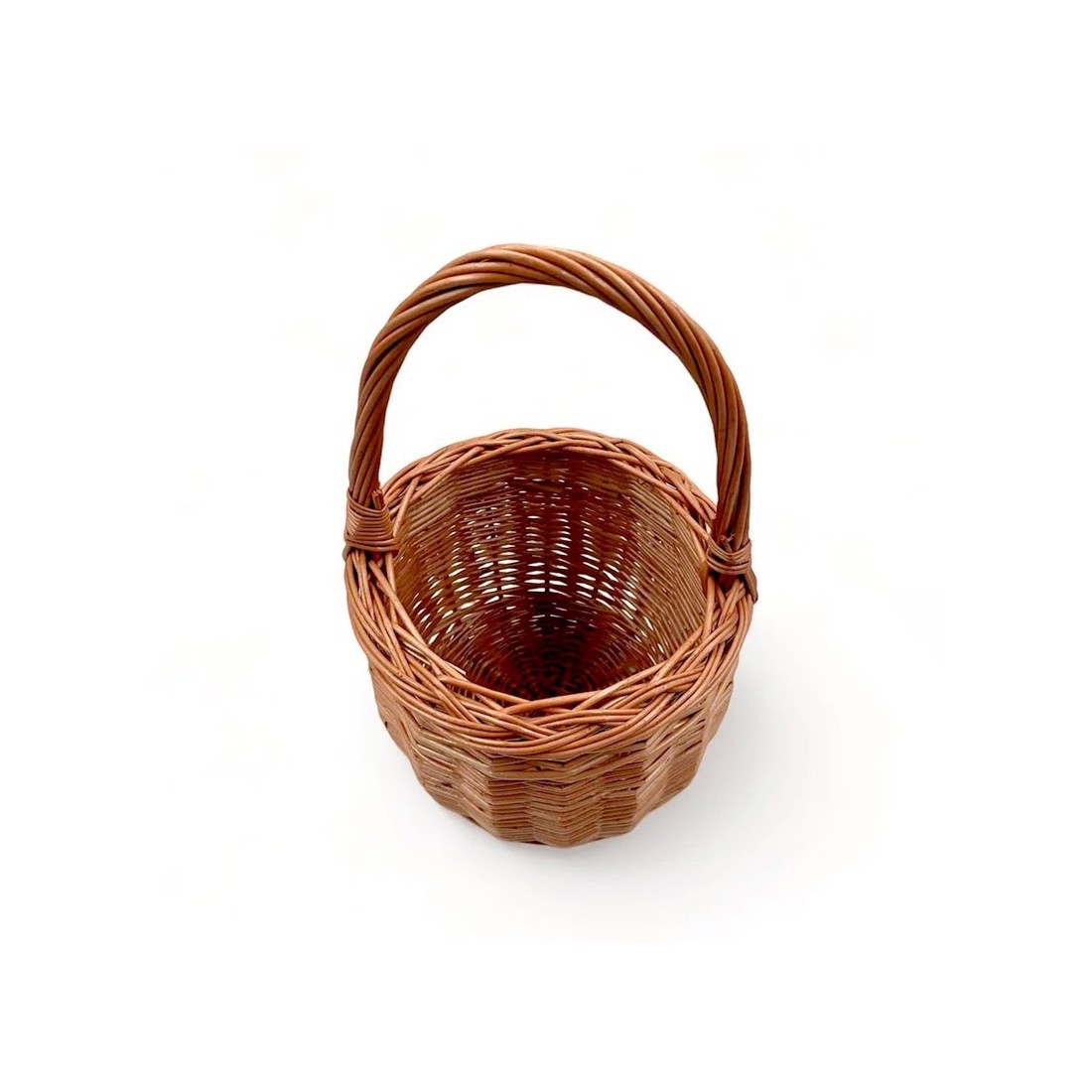 Ceste Œufière Ronde Artisanale en Rotin